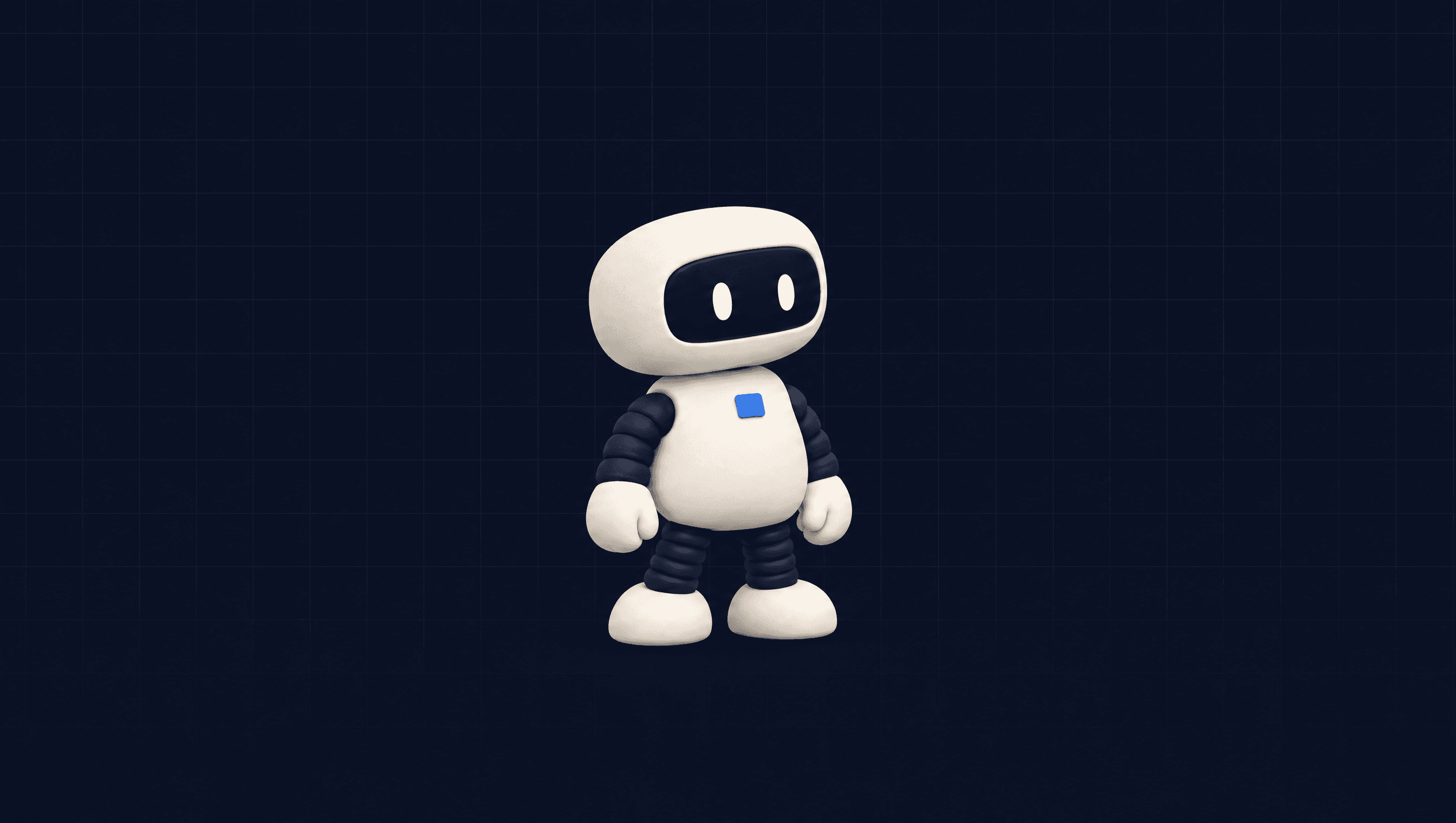 Astro, the Équipage IA avatar, on a midnight blue background